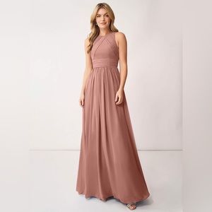 Azazie Cedar Rose Harper Dress A4 (hemmed)